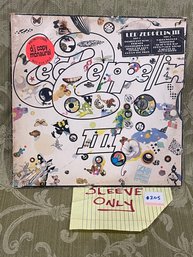 'Led Zeppelin III' 1970 Record Album COVER ONLY SD 7201