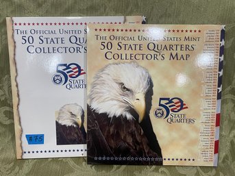 U.S. Mint State Quarters Collector's Map/Album - Unused