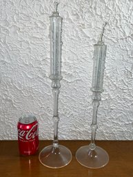 Candle Style Glass Oil Lamps