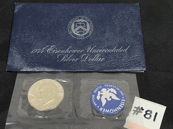 1974-S Uncirculated Eisenhower Silver Dollar