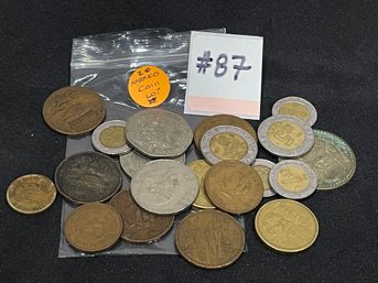 Lot Of 20 Vintage Mexico Coins - Mexican Pesos, Centavos