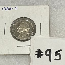 1985-S Jefferson Nickel BU