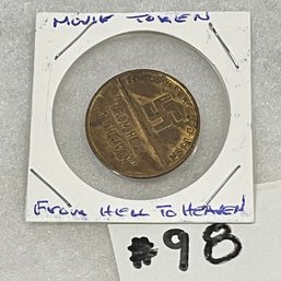 'From Hell To Heaven' Jack Oakie Good Luck Token - Paramount Player Coin - Swastika