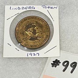 'Lucky Lindbergh Coin' 1927 Charles Lindbergh Flight Medal