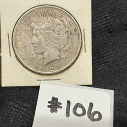 1923 Peace Dollar - Antique U.S. Silver Coin