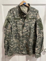 Army Combat Uniform ACU Camo Jacket - Large, Extra Long