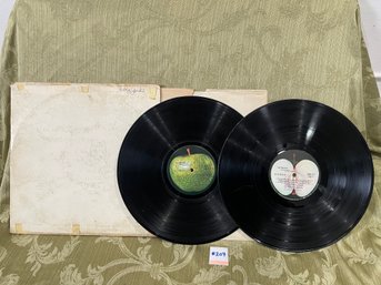 The Beatles 'The White Album' (With Serial Number) Double Album Vintage Record SWBO-101
