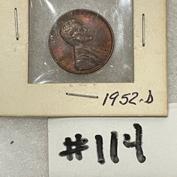 1952-D Lincoln Cent - Uncirculated Wheat Penny