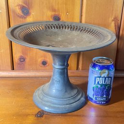 Large Silverplate Compote, Pedestal Serving Bowl