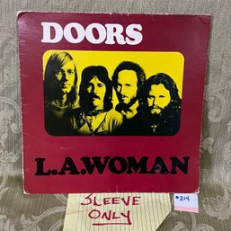 Doors 'L.A. Woman' 1971 Record COVER ONLY Vintage EKS-75011