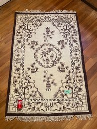 Ethan Allen Oriental Style Wool Rug #4 Made In India