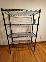 Black Wire Storage Shelf #4