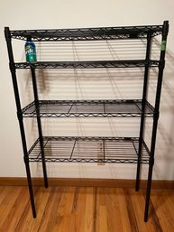 Black Wire Storage Shelf #6