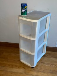 Small Sterilite 3 Drawer Plastic Cabinet