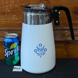 Corning Ware Stovetop Coffee Percolator (9 Cup) VINTAGE