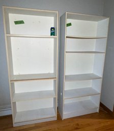 Pair Of White Shelves