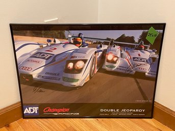 ADT Champion Racing Poster SIGNED Grand Prix