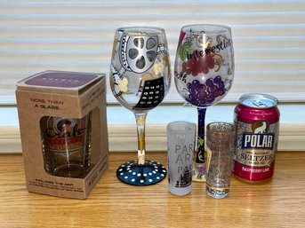 Lolita Wine Glasses, Shot Glasses, Music Pint Glass