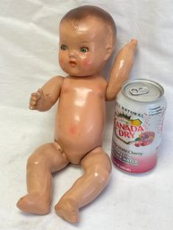 Antique/Vintage Composition Baby Doll With Sleepy Eyes