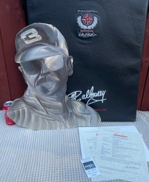 Dale Earnhardt RARE Stainless Steel Cut-Out Sculpture, Mark David Galloway LIMITED EDITION