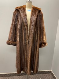 Bonwit Teller Vintage Long Mink Fur Coat