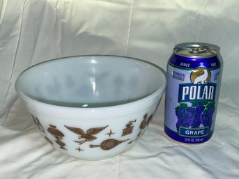 Pyrex 'Early American' 402 Vintage Mixing Bowl