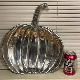 Cast Aluminum Pumpkin Centerpiece Serving Bowl - Fall Decor