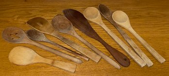 Lot Of Wooden Spoons - Vintage Kitchen