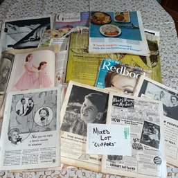 Huge Lot Of Vintage Magazines 'Clipper Lot' Great Ads, Mid-Century