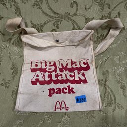 BIG MAC ATTACK PACK Canvas Bag - Vintage McDonald's