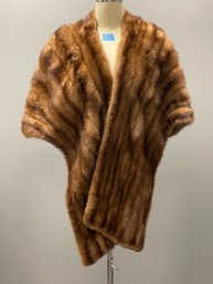 Fancy Mink Fur Wrap/Stole/Scarf VINTAGE Benold's