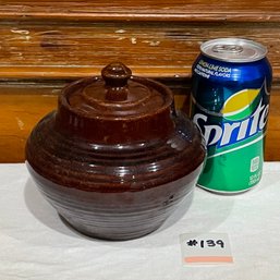 OLD POT SHOP Norwalk, CT Stoneware Pottery Sugar Bowl