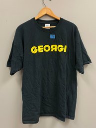 GEORGI Black T-Shirt, Size XL