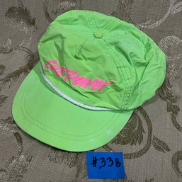 Neon Green CAT POWER Vintage Snapback Hat