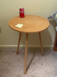3 Leg Round Table, Particle Board Top