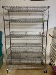 Heavy Duty Workshop Wire Rolling Rack - Shelf Tech System