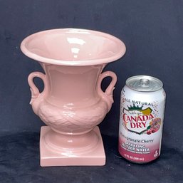 Pink Mid-Century Ceramic Urn Vase