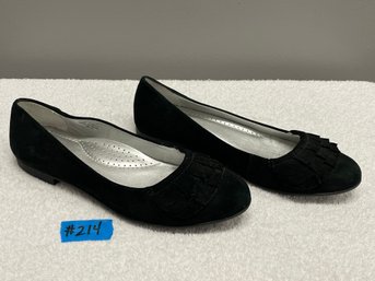 L.L. Bean Black Flats 7.5 M Women's Shoes