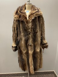 Vintage Racoon Fur Coat 'Craft Grade'