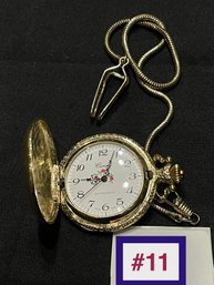 Cariole Gold Tone Pocket Watch