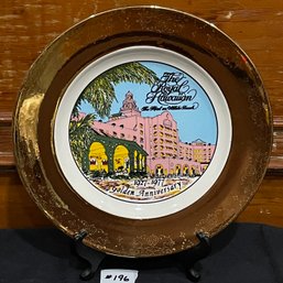 1977 'The Royal Hawaiian' Hotel 50th Anniversary Souvenir Plate
