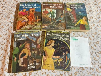 Vintage Nancy Drew Mystery Novels, Books - Lot #106
