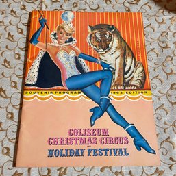 1963 Coliseum Christmas Circus & Holiday Festival Program NYC Clyde Beatty