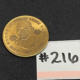 Magic Johnson 1988/1989 NBA Los Angeles Lakers Medal/Coin