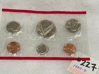 1985 Uncirculated U.S. Coins Set (Denver Mint)