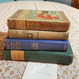Vintage History Books Lot #103