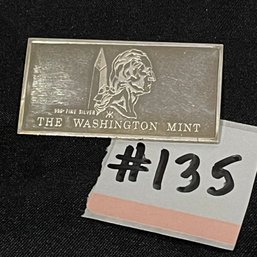 .999 Fine Silver Mini Bar (20 Grams) The Washington Mint 1948-1973