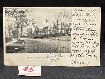 1905 Summit Ave - Summit, NJ Antique Postcard