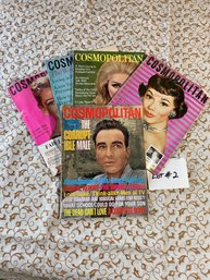 Lot Of 5 Vintage COSMOPOLITAN Magazines 1960s #2