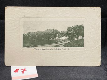 View In Westmoreland, Little Neck, Long Island 1912 Antique Postcard